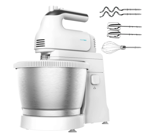 Miksery ręczne - Cecotec PowerTwist 500 Steel 4122 500W