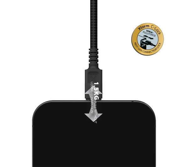 Xtorm Next Gen USB-C do USB-C PD Ultra 240W 3m Czarny