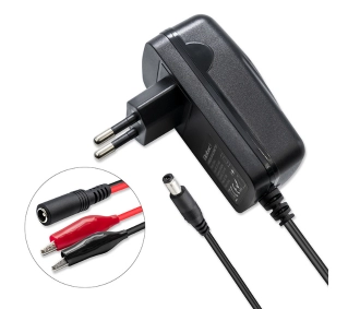 Qoltec 52425 Automatyczna do akumulatora AGM GEL STD 6V  / 1A Prostownik z sygnalizatorem LED