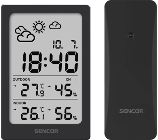 Sencor SWS2300B 1 bezprzewodowy czujnik w zestawie