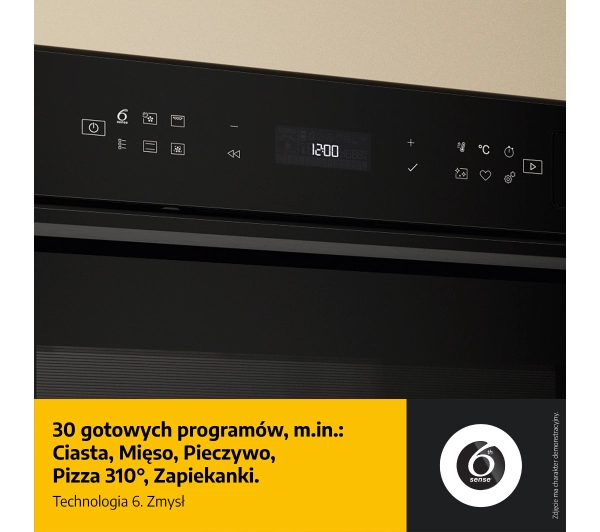 Whirlpool W7 Collection WOI78PT1SSGA Funkcje AI Pizza 310C Termoobieg AirFry Grafitowy - Kup na Raty - RRSO 0%