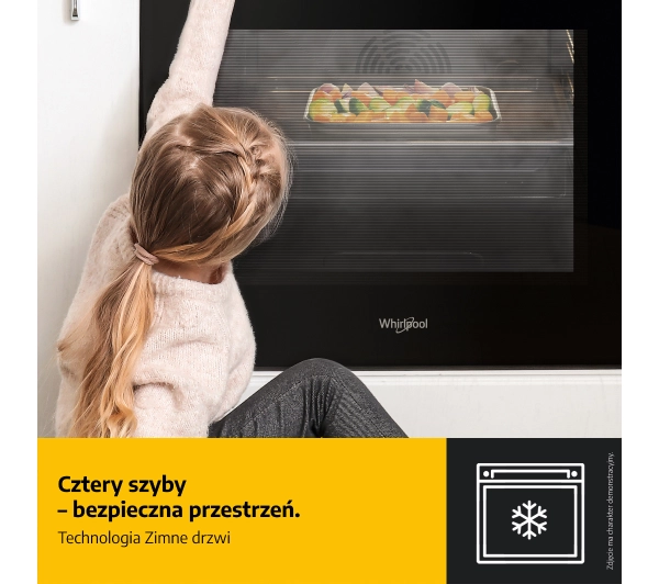 Whirlpool W7 Collection WOI78PT1SSGA Funkcje AI Pizza 310C Termoobieg AirFry Grafitowy - Kup na Raty - RRSO 0%