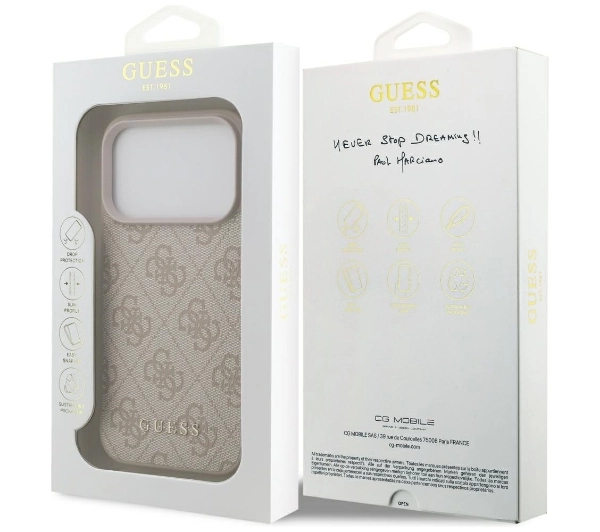 Guess 4G Classic do iPhone 17 Pro Różowy