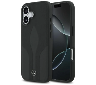 Mercedes-Benz Leather The Move MagSafe do iPhone 17 czarny