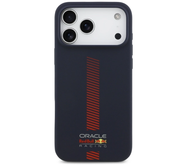Red Bull Racing Silicone Powerbar MagSafe do iPhone 17 Pro Max Granatowy