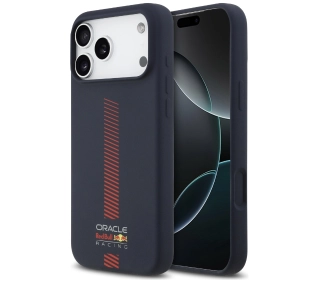 Red Bull Racing Silicone Powerbar MagSafe do iPhone 17 Pro Max Granatowy