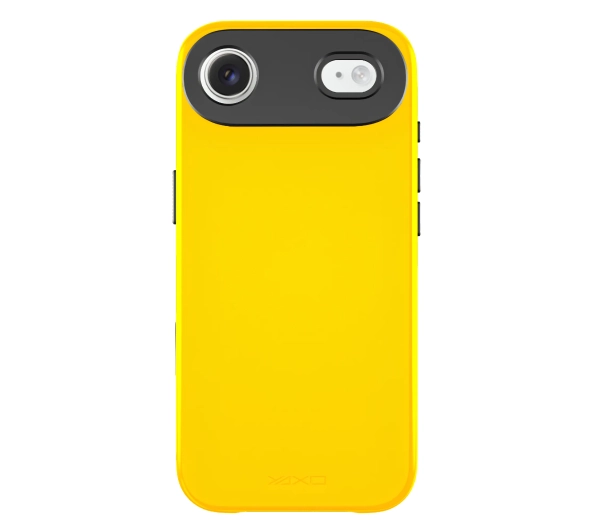 Yaxo Leather Gear Slim Case MagSafe do iPhone Air Żółty