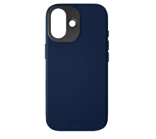 Yaxo Leather Gear Slim Case MagSafe do iPhone 17 Granatowy