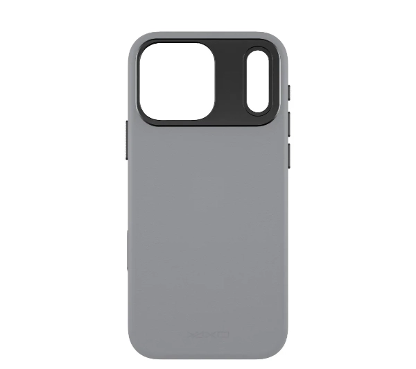 Yaxo Leather Gear Slim Case MagSafe do iPhone 17 Pro Szary