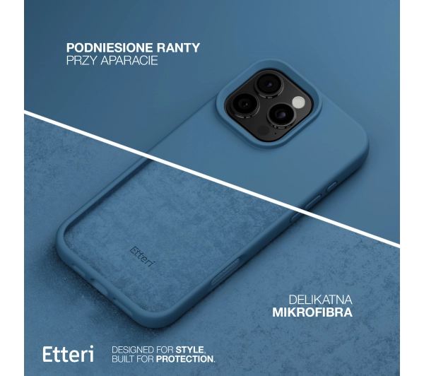 Etteri Silicone Case do Xiami Redmi Note 13 4G Niebieski
