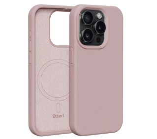 Etteri Silicone Case do iPhone 15 Pro Różowy - ⚡ EURO HIT CENOWY! ⚡