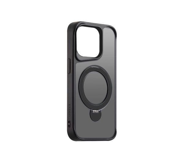 Etteri Matt Mag Ring do iPhone 16 Pro Max Czarny