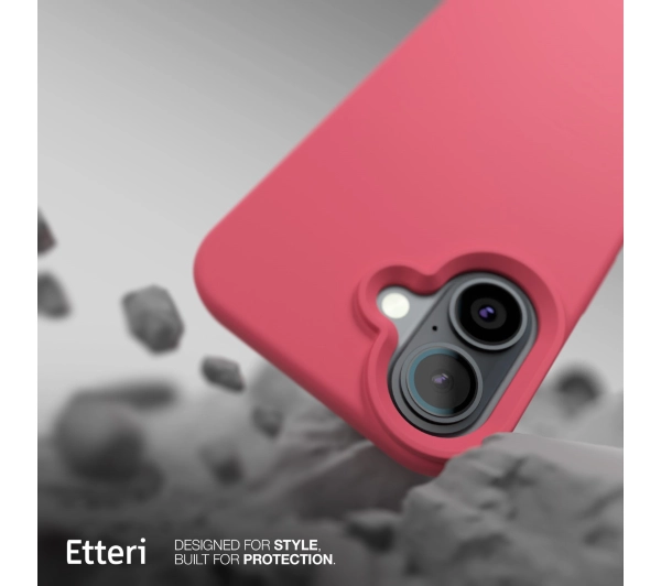 Etteri Silicone Case do iPhone 17 Malinowy