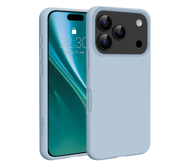 Etteri Silicone Case do iPhone 17 Pro Max Niebieski