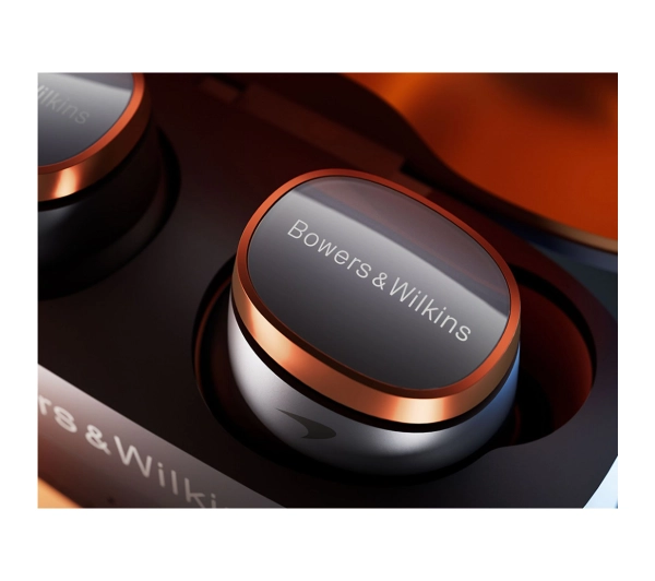 Bowers & Wilkins Pi8 McLaren Edition Dokanałowe Bluetooth 5.4 Szaro-pomarańczowy - Kup na Raty - RRSO 0%