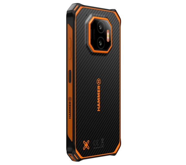 HAMMER Energy X2 4G 6/128GB 6.1" 60Hz 50Mpix  Czarno-pomarańczowy - Kup na Raty - RRSO 0%