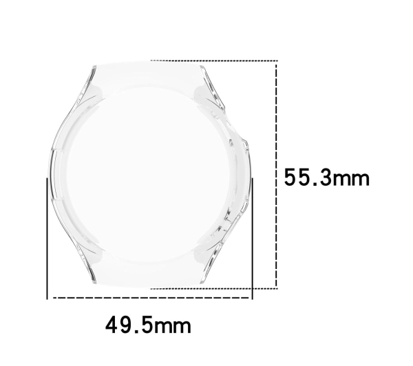 Bizon Felipe do  Huawei Watch 5 46 mm przezroczysty