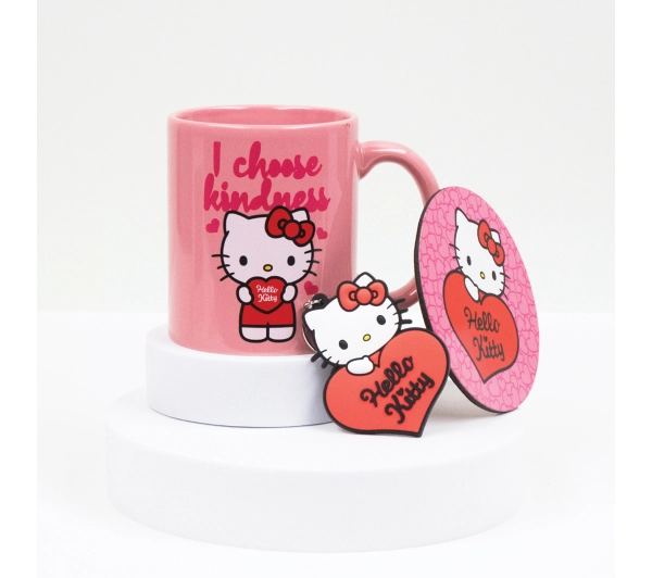 Pyramid Hello Kitty Serduszko Kubek Podstawka Brelok