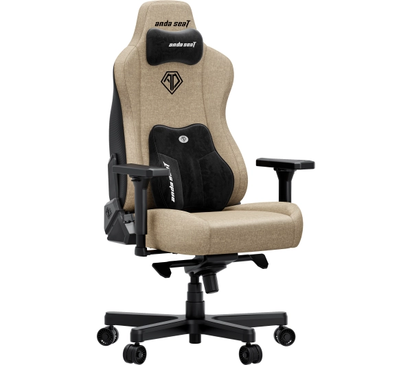 Anda Seat Kaiser 3E XL Gamingowy do 150kg Tkanina Ciemnobeżowy - Kup na Raty - RRSO 0%
