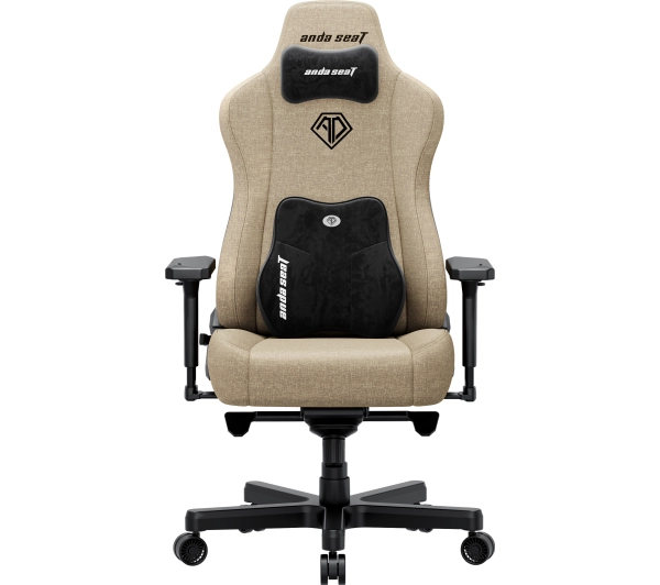 Anda Seat Kaiser 3E XL Gamingowy do 150kg Tkanina Ciemnobeżowy
