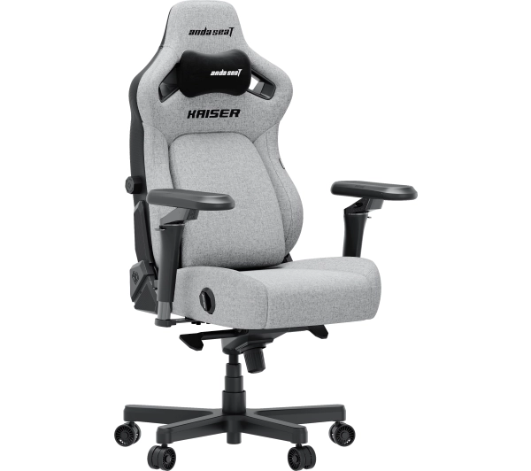 Anda Seat Kaiser 4 V2 XL Gamingowy do 150kg Tkanina Szary - Kup na Raty - RRSO 0%