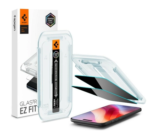 Szkło prywatyzujące SPIGEN Glas.TR EZ Fit Privacy do Apple iPhone Air (2 szt.)