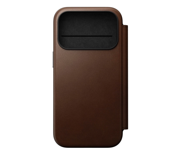 Etui NOMAD Modern Leather Folio do Apple iPhone 17 Pro Brązowy