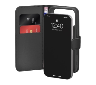 Puro Wallet Stand do iPhone 17 Pro Max Czarny