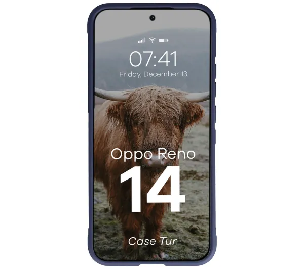 Bizon Pancerne Tur do Oppo Reno 14 Granatowy