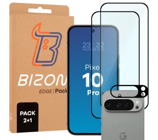 Bizon 2x Szkło + szybka na aparat Edge 2 Pack do Google Pixel 10 Pro
