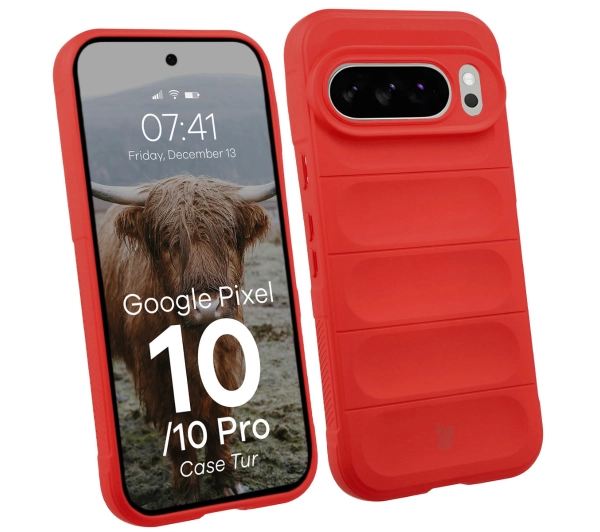 Bizon Pancerne Tur do Google Pixel 10 / 10 Pro Czerwony