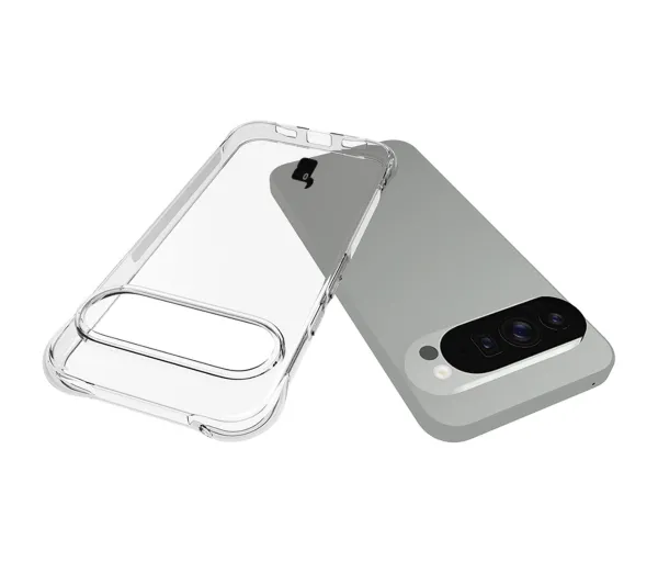 Bizon elastyczne etui Salpa + 2x szkło hartowane + szkło na obiektyw Clear Pack do Google Pixel 10 Pro XL