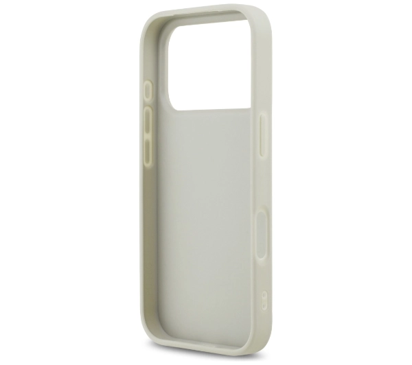 DKNY Checkered with Printed Stripes do iPhone 17 Pro Beżowy