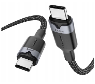 Vention USB-C do USB-C 2.0 5A 240W 1m Czarny