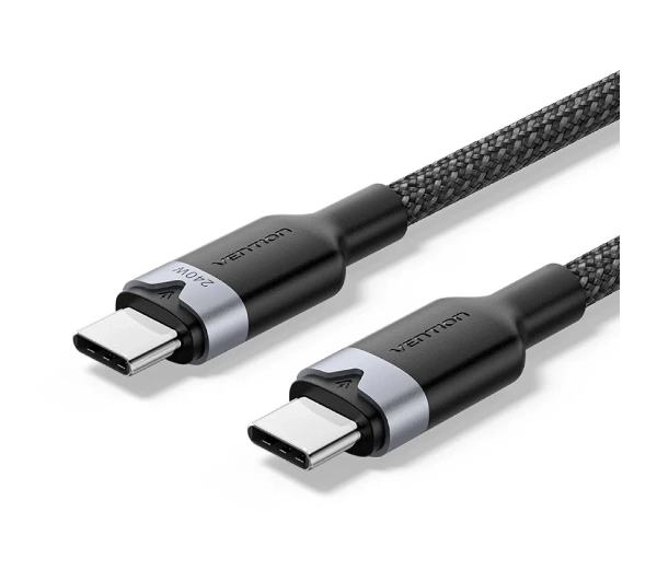 Vention USB-C do USB-C 2.0 5A 240W 2m Czarny