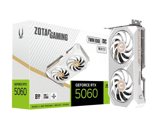 Zotac GeForce RTX 5060 Twin Edge OC White Edition 8GB GDDR7 128bit DLSS 4