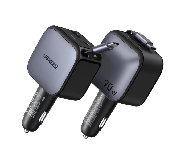 UGREEN EC603 2x USB-C USB-A 90W Szary