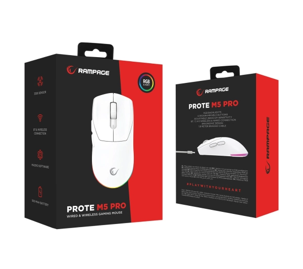 Rampage Prote M5 Pro Biały
