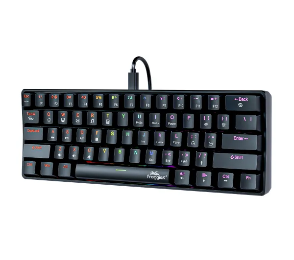 FroggieX RavenStrike RGB Outemu Red Czarny