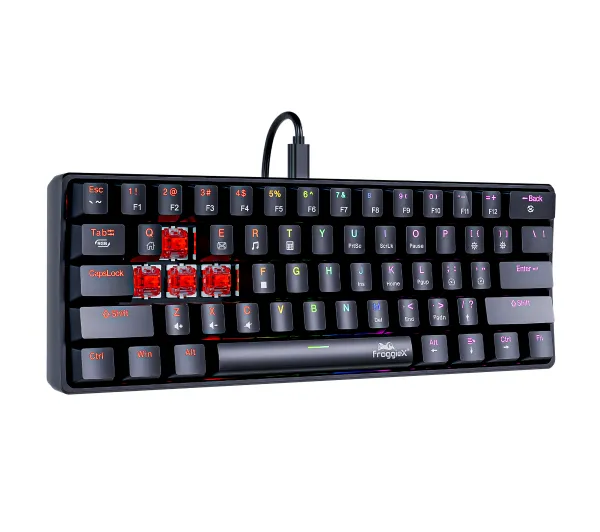 FroggieX RavenStrike RGB Outemu Red Czarny