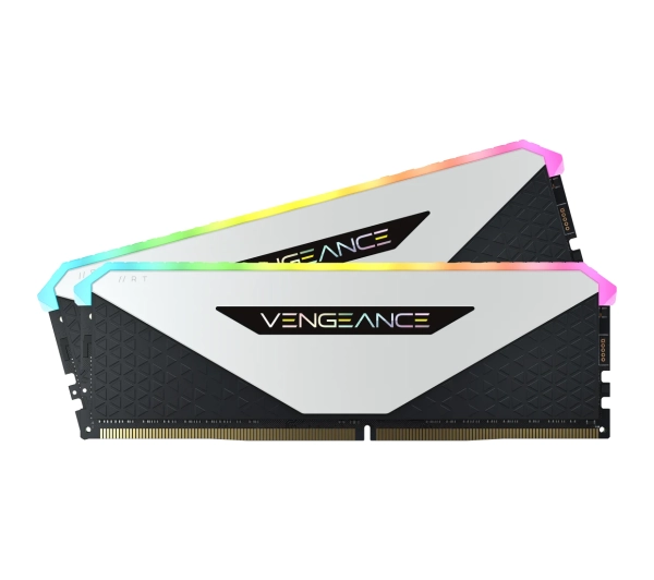Pamięć Corsair Vengeance RGB RT, DDR4, 16 GB, 3200MHz, CL16 (CMN16GX4M2Z3200C16W)