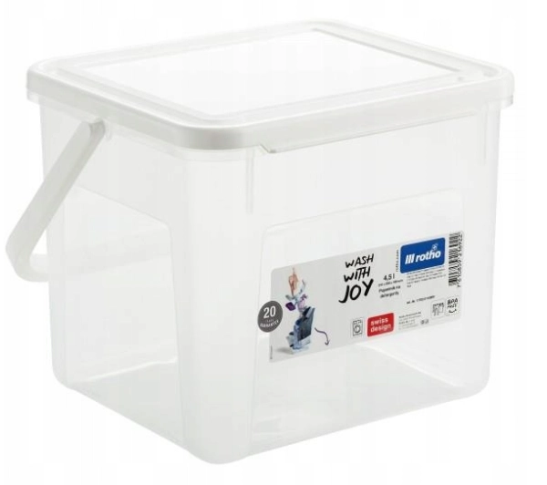 Akcesoria łazienkowe - Rotho 1770201100RP 4,5l Biały