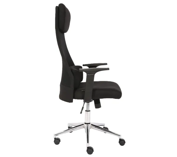 Cobra Office Plus HF500BK Biurowy do 136kg Tkanina Czarny - Kup na Raty - RRSO 0%