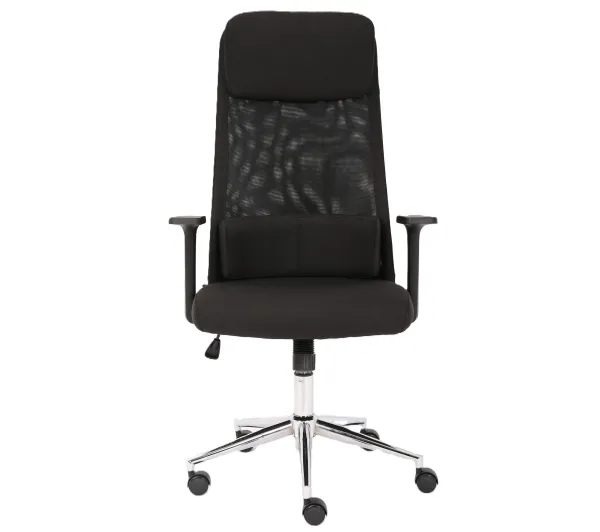 Cobra Office Plus HF500BK Biurowy do 136kg Tkanina Czarny - Kup na Raty - RRSO 0%