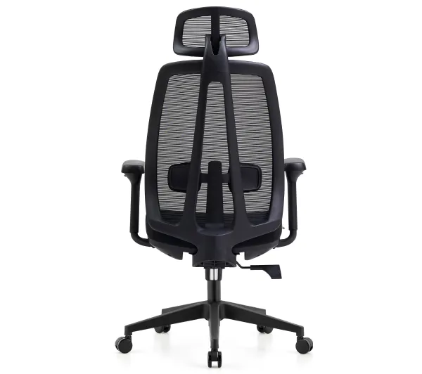 Cobra Office Plus HF504BK Biurowy do 150kg Tkanina Czarny - Kup na Raty - RRSO 0%