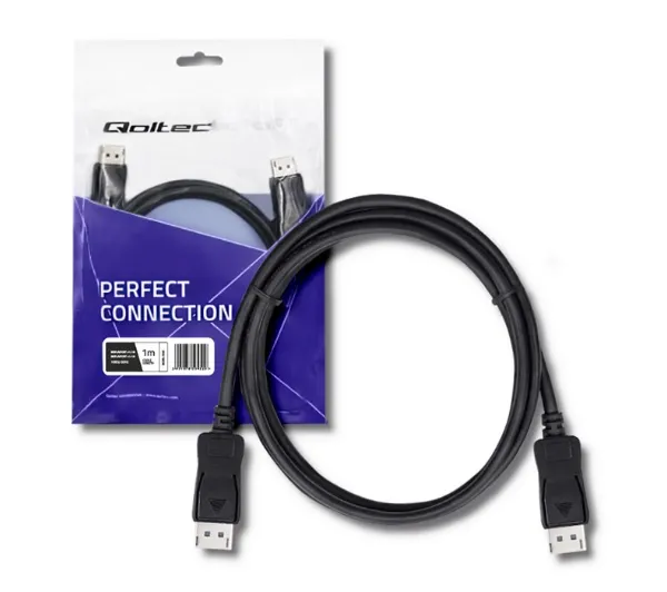 Qoltec V1.1 50452 1m Czarny