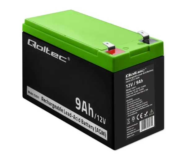 Qoltec 53031 AGM 12V 9Ah