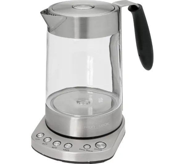 Czajniki elektryczne - ProfiCook PC-WKS 1020 G 1,7l 3000W Regulacja temperatury