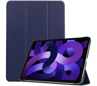 Bizon Case Tab Croc z klapką do iPad Air 11" / 10.9" 2025/2024/2022/2020 Granatowy