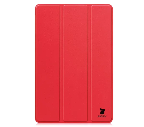 Bizon Case Tab Croc z klapką do Samsung Galaxy Tab S10 FE Plus Czerwony